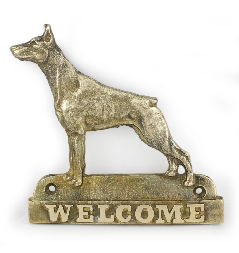 Doberman welcome plakietka Art-Dog